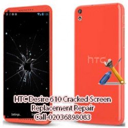 HTC Desire 610 Cracked Screen Replacement Repair